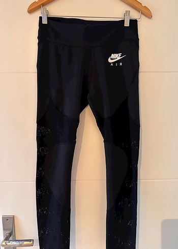 Nike Siyah Kadın Spor Tayt Velcro Detaylı - Görsel 2