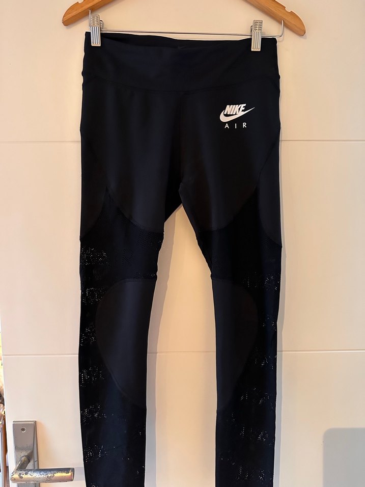 Nike Siyah Kadın Spor Tayt Velcro Detaylı - Görsel 2