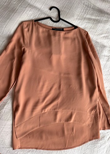 Zara somon rengi Bluz - Görsel 3