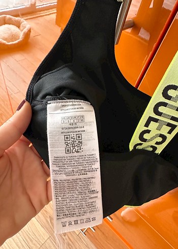 Siyah GUESS Spor Sütyeni - Görsel 4