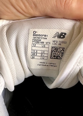 New balance 550 erkek  Spor Ayakkabı - Görsel 8