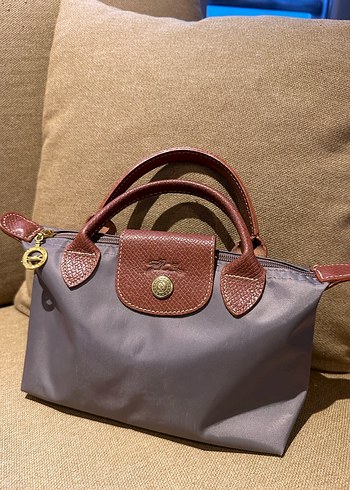 Longchamp gri  Çanta - Görsel 2