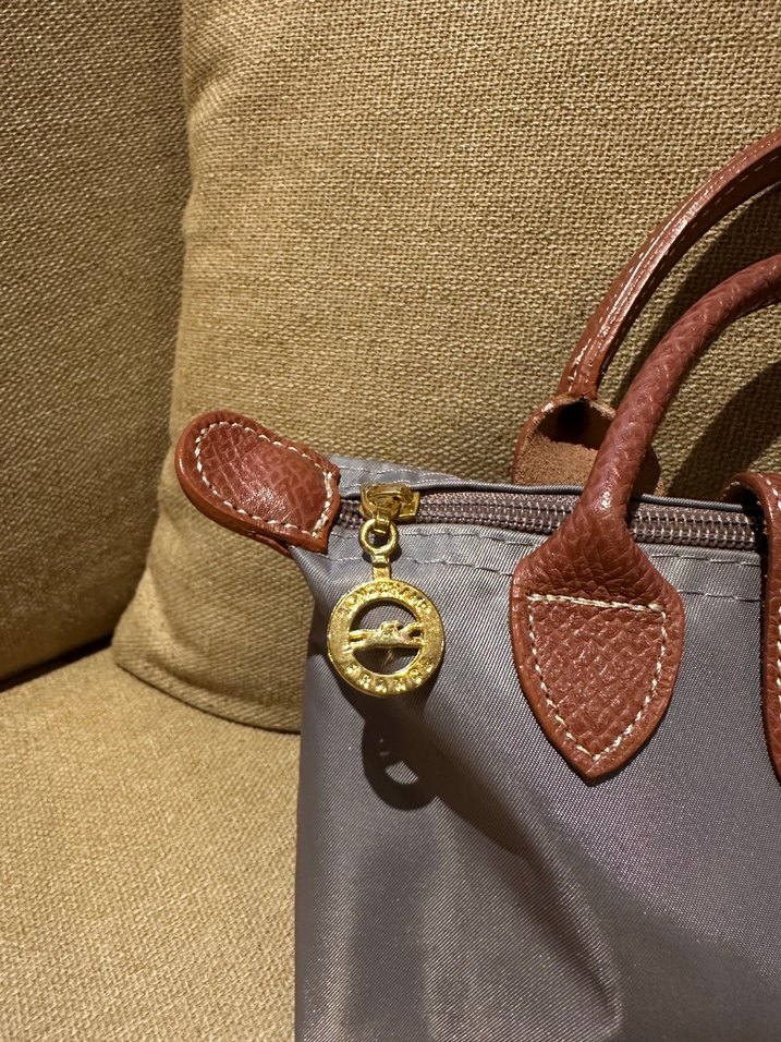 Longchamp gri  Çanta - Görsel 3