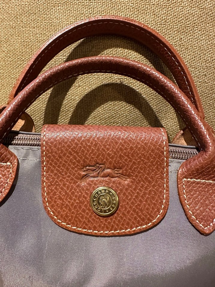 Longchamp gri  Çanta - Görsel 4