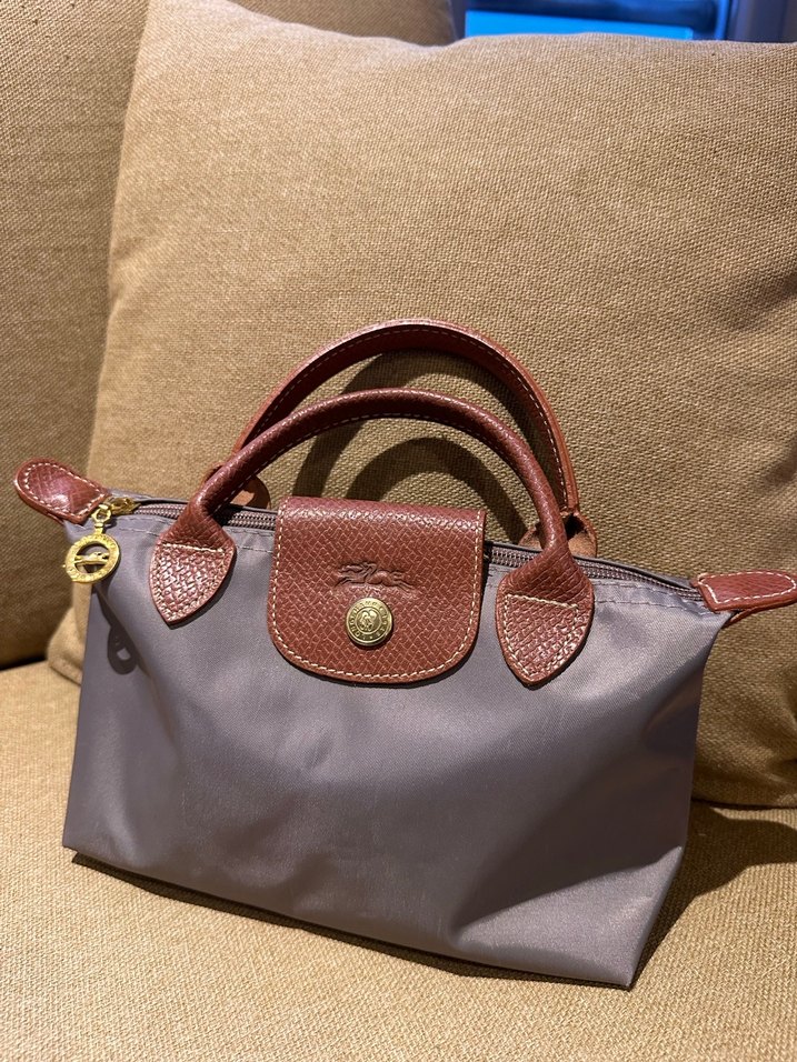 Longchamp gri  Çanta - Görsel 2