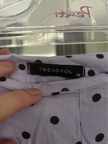 Trendyol & Milla Puantiyeli astarlı pantolon
