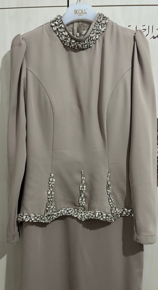 Şal dahillll taşlı balık abiye 38 beden - Görsel 2