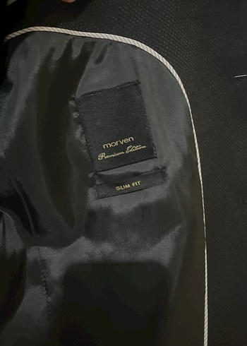 Erkek Siyah Modern Klasik Takım Elbise - Görsel 2