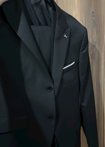 Erkek Siyah Modern Klasik Takım Elbise - Görsel 3
