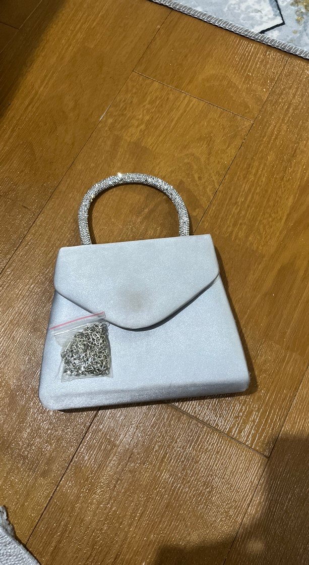 Modern Klasik Gri Kadın Çanta - Görsel 2