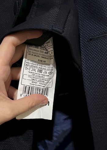 Erkek Lacivert Modern Klasik Takım Elbise - Görsel 4