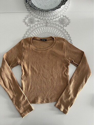 Camel renk bluz
