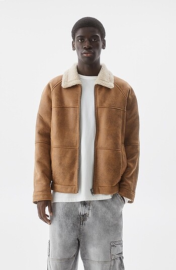 Pull & Bear suni yünlü ceket