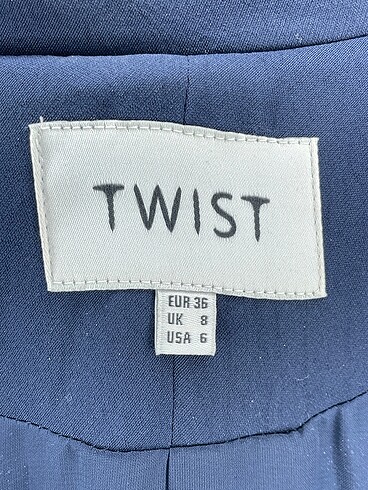 36 Beden lacivert Renk Twist Bluz %70 İndirimli.