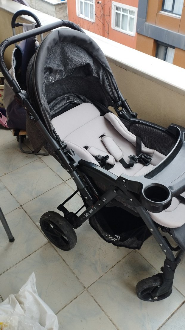 Gri Bebek Arabası 0-36 kg - Görsel 5