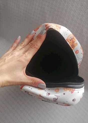 Renkli Desenli Kahverengi Çocuk Okul Çantası - Görsel 4