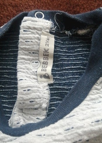 Gri Örgü Erkek Bebek Tulum - Görsel 4