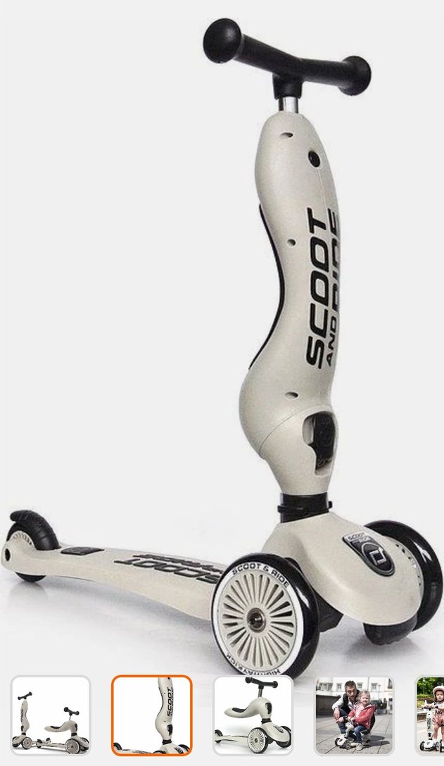 Scoot and Ride Highwaykick 1 Oturaklı Çocuk Scooter - Görsel 3