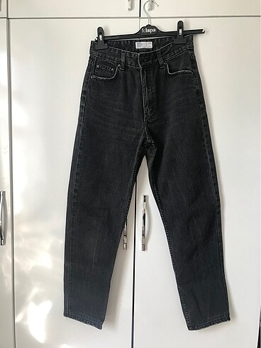 bershka 36 beden siyah jean