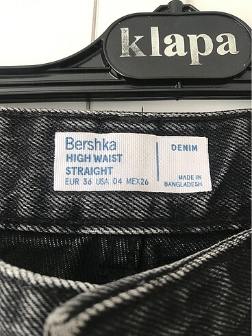 36 Beden bershka 36 beden siyah jean