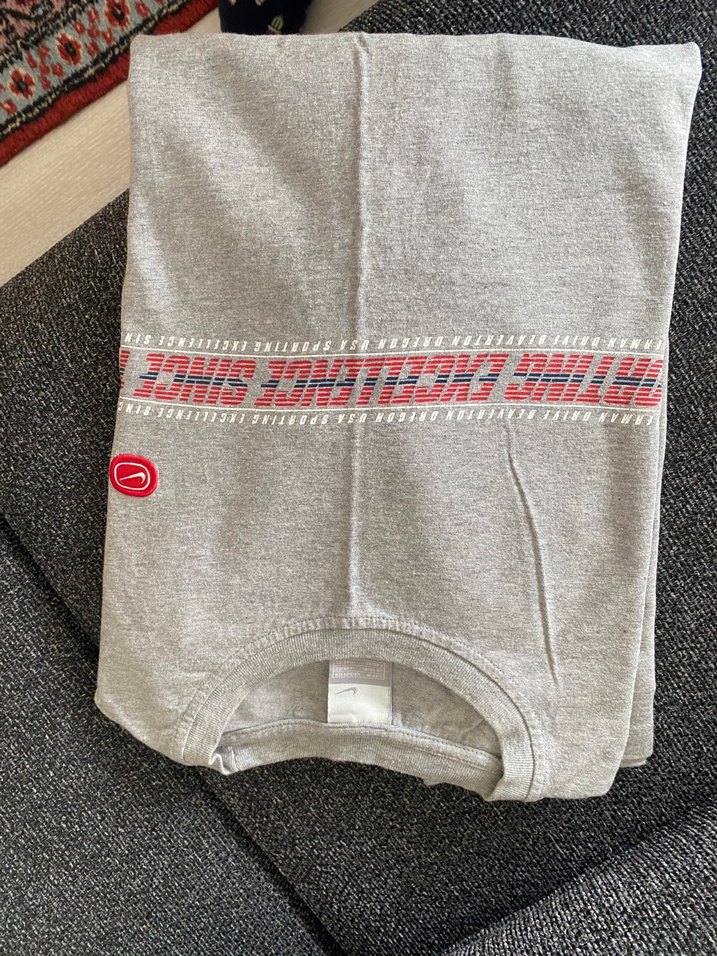 Nike Gri Uzun Kollu Düğmeli Erkek Sweatshirt - Görsel 2