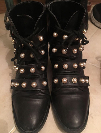 38 Beden siyah Renk Zara bot
