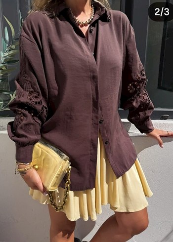 Beymen Club Beymen Siklik Ve Rahatlik Koyu Kahverengi Oversize Gomlek