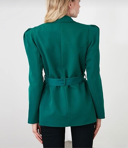 36 Beden yeşil Renk Blazer