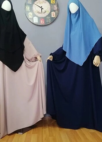 diğer Beden çeşitli Renk Kadın tesettür ferace ve sufle