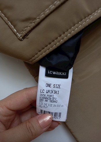Beden camel Renk Zincir Detaylı Bej Kadın Çanta