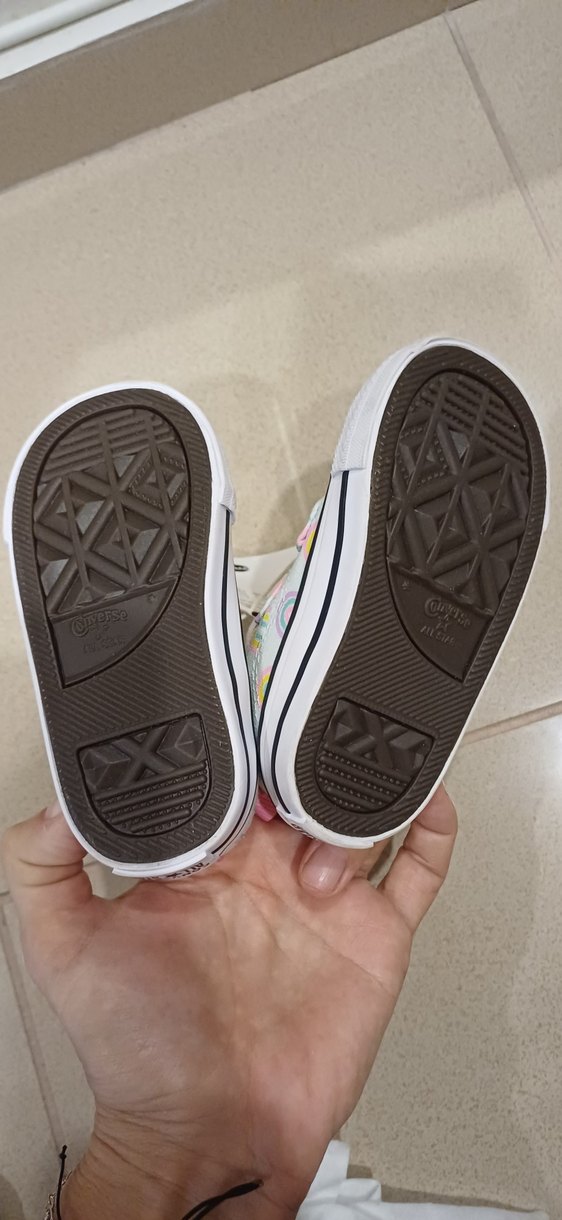 Çok Renkli Kız Çocuk Konverse Sneakers - Görsel 3