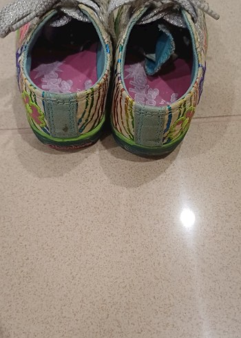 Renkli Boncuklu Kız Çocuk Spor Ayakkabı - Görsel 4