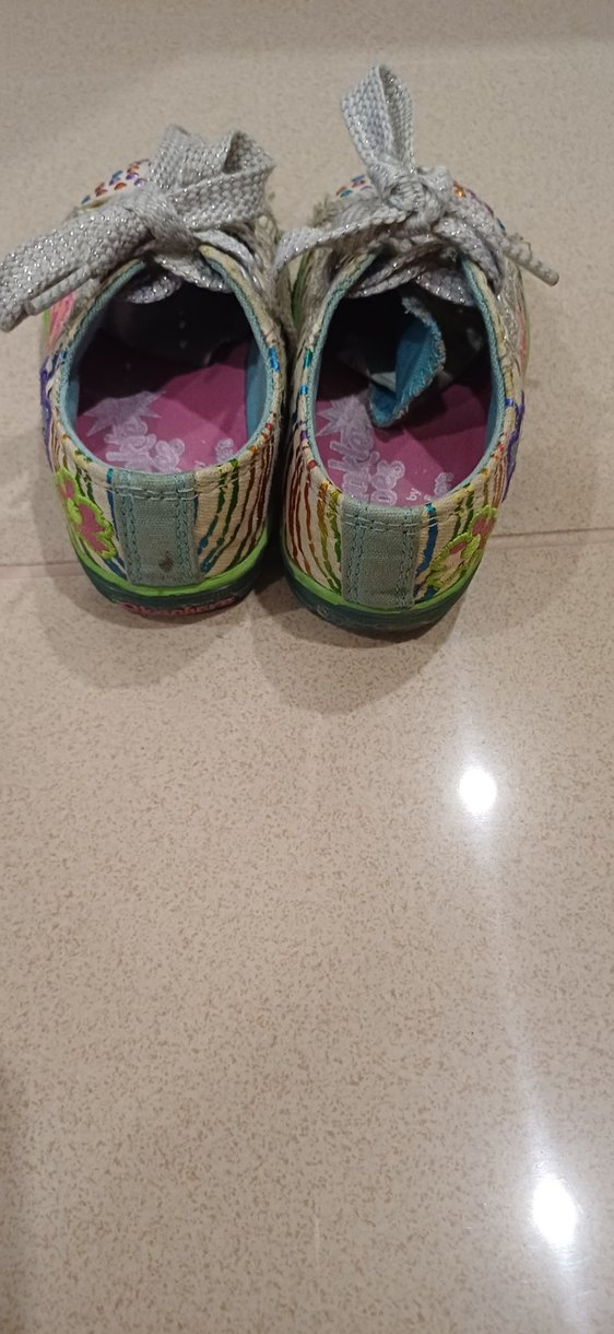 Renkli Boncuklu Kız Çocuk Spor Ayakkabı - Görsel 4