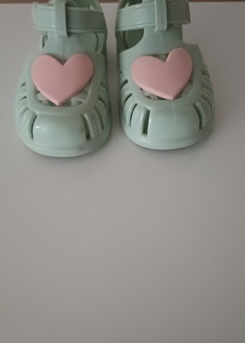 kız çocuk kalpli sandalet - Görsel 4