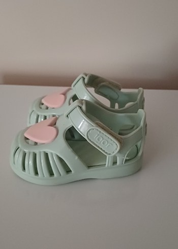 kız çocuk kalpli sandalet - Görsel 3