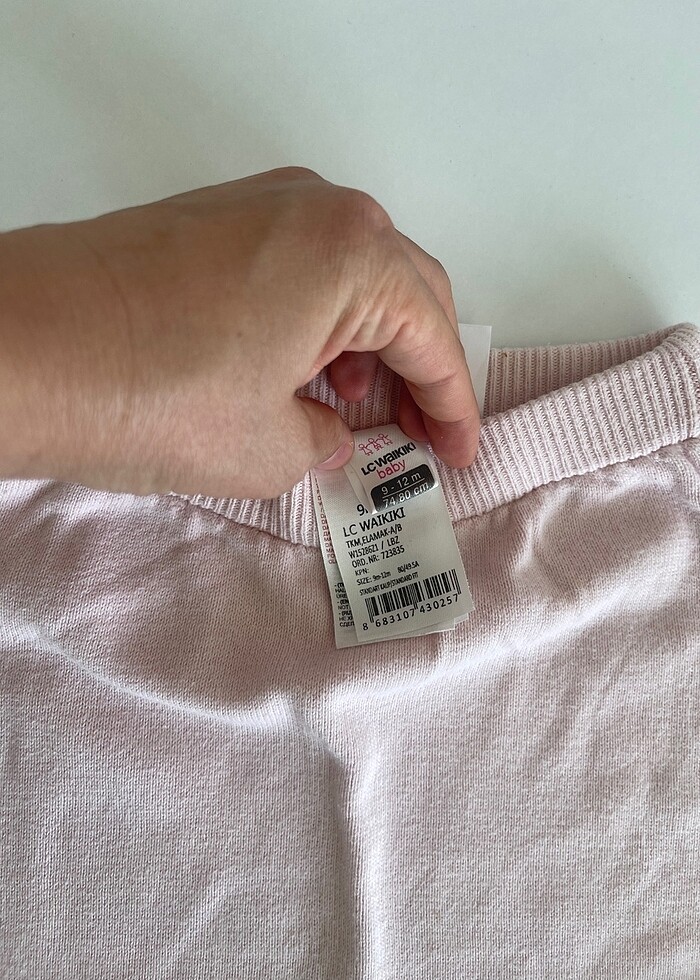 Kiz Bebek triko pantolon 9-12 ay - Görsel 3