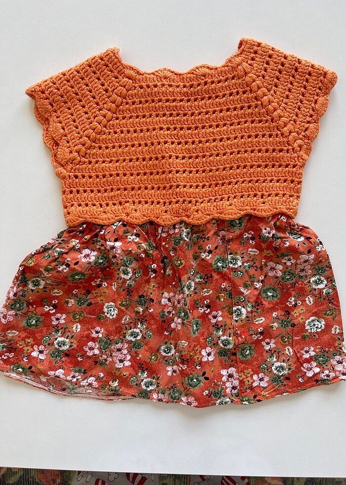 Kız bebek elbise - Görsel 4