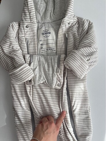 6 Ay Beden beyaz Renk Astronot tulum unisex