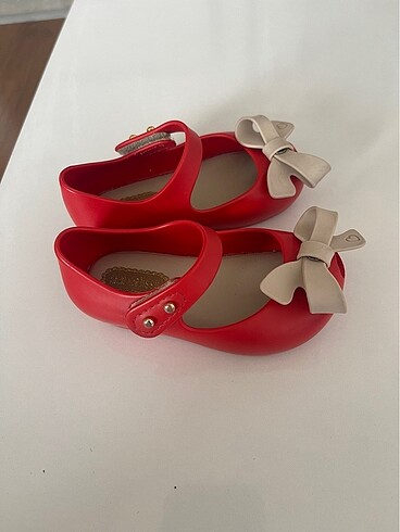 18 Beden Mini Melissa kız bebek ayakkabı 17-18 numara