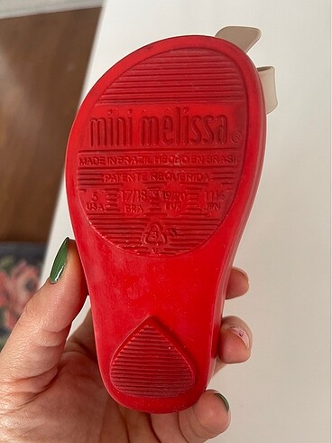 Mini Melissa kız bebek ayakkabı 17-18 numara - Görsel 7