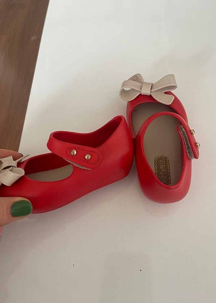 Mini Melissa kız bebek ayakkabı 17-18 numara - Görsel 5