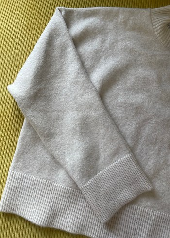 Bej Kadın Yün Triko Kazak-Mango - Görsel 5