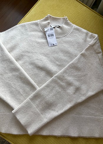 Bej Kadın Yün Triko Kazak-Mango - Görsel 4