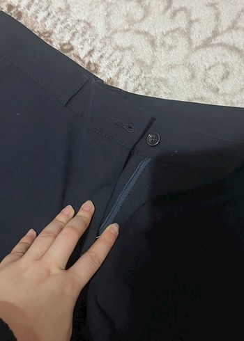 Diğer Lacivert Kumaş Kadın Pantolon