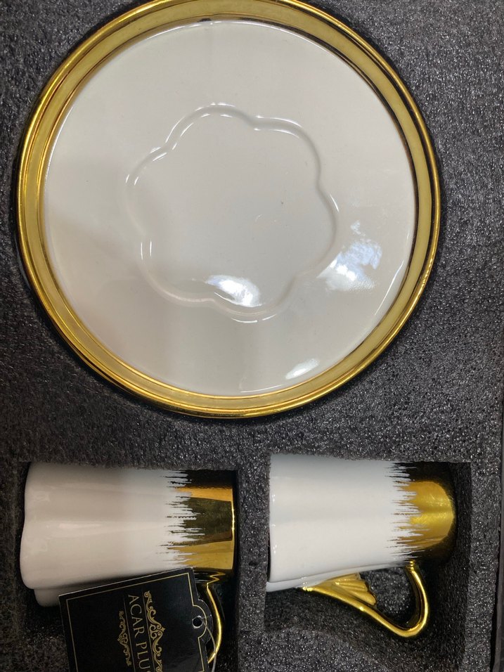 Acar 2li gold fincan - Görsel 3