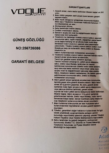  Beden Bej Kadın Güneş Gözlüğü Vogue