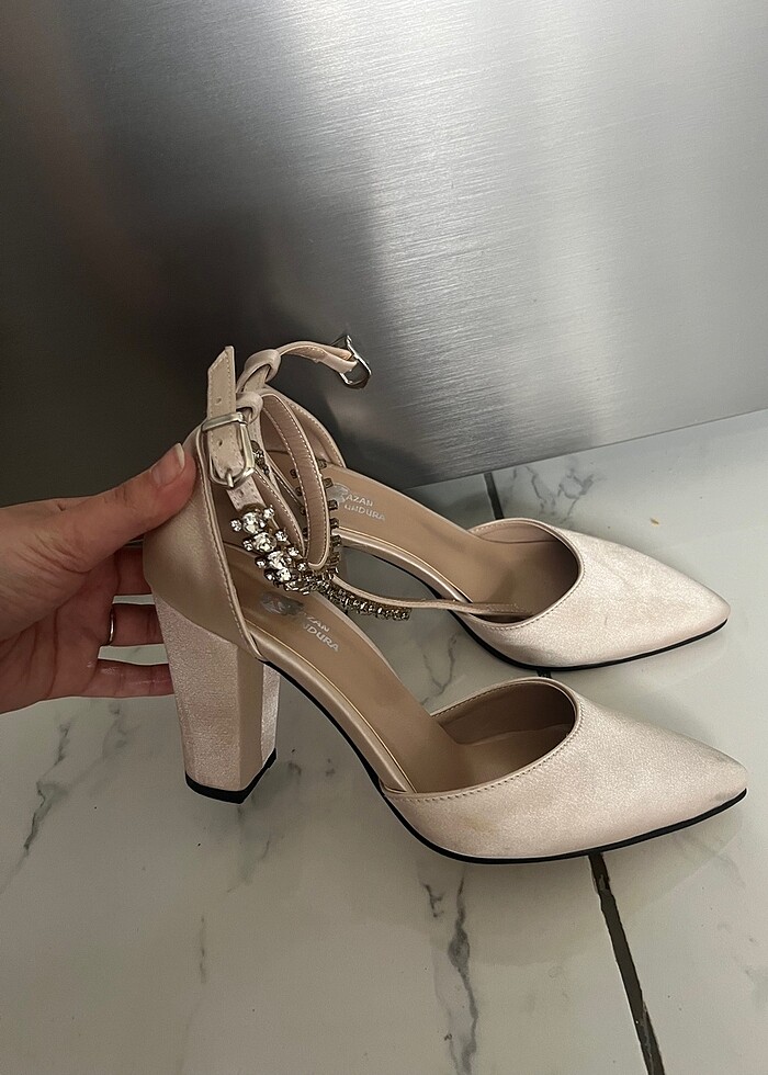 Abiye topuklu ayakkabı - Görsel 5