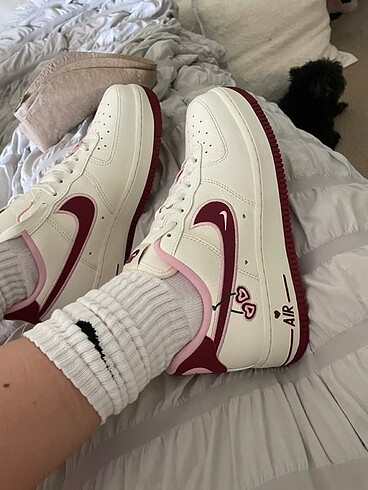 diğer Beden pembe Renk Orijinal kirazlı pembe aırforce spor ayakkabı