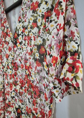 Beymen Clup Çiçekli Şifon Elbise - Görsel 3