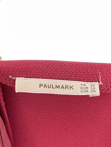 38 Beden bordo Renk Paulmark Midi Etek %70 İndirimli.